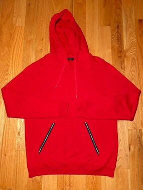 Versace Greca Logo Tape Hoodie, Like New